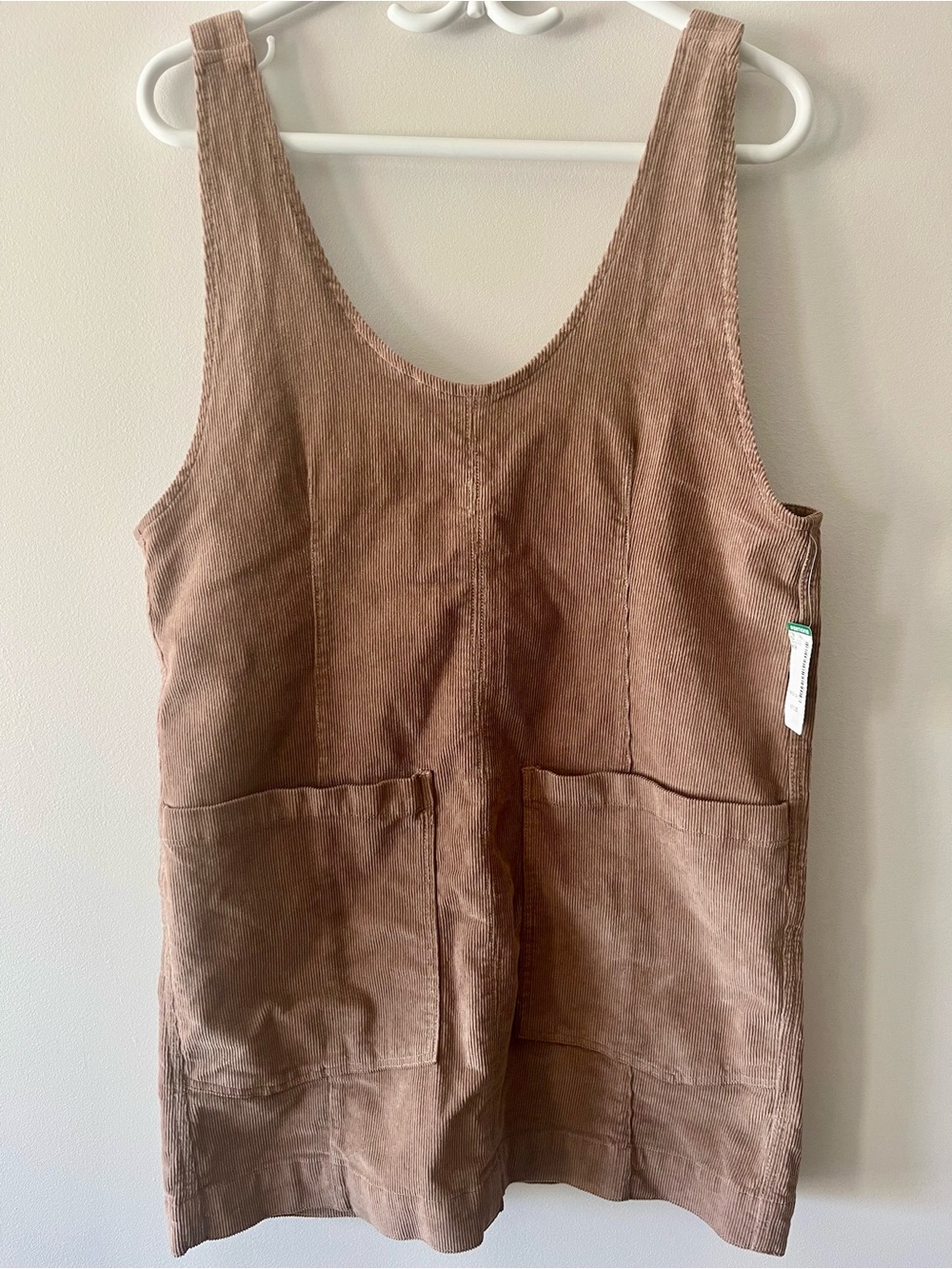 Patch pocket corduroy apron dress NEW WITH TAG - Picture 7 of 8